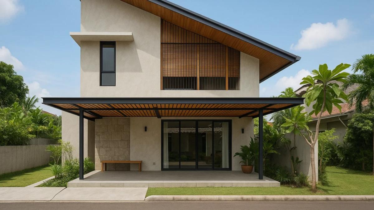 Rumah Minimalis Tropis, Perpaduan Alam dan Estetika Modern
