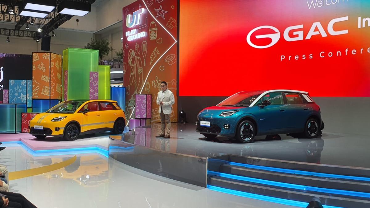 GAC Indonesia Luncurkan Mobil Listrik Aion UT di GIIAS 2025, Tampil Elegan dan Sporty