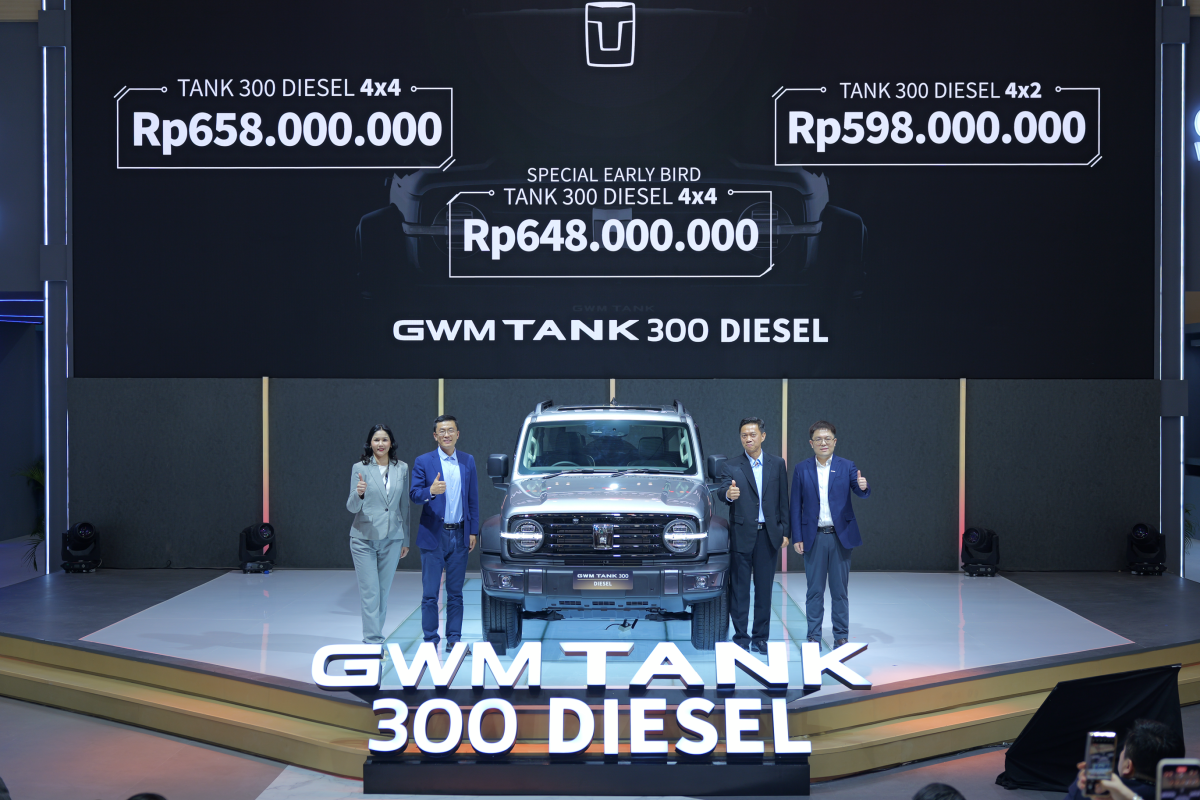 GWM Tank 300 Diesel Tampil di GIIAS 2025: Ini Spesifikasi dan Fitur Unggulannya 010740