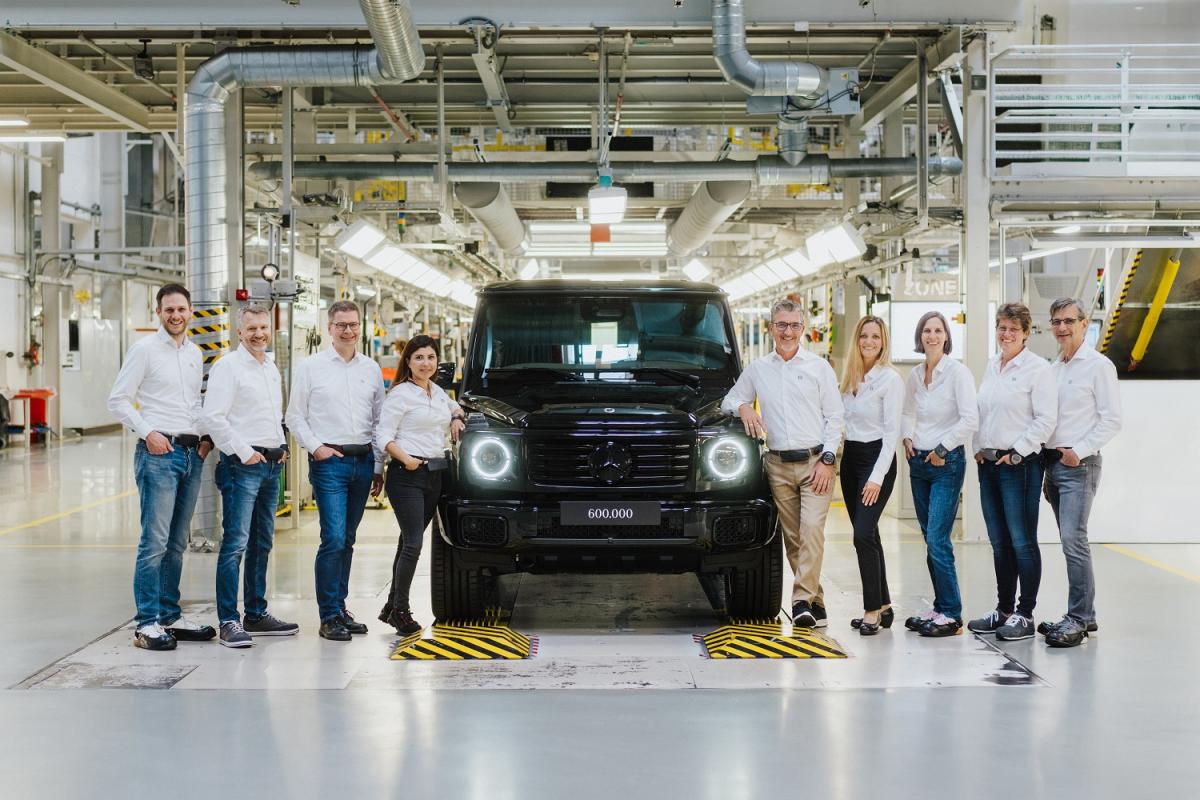 Mercedes-Benz Produksi G-Class ke-600.000, Tampilkan Versi Listrik G 580 with EQ Technology