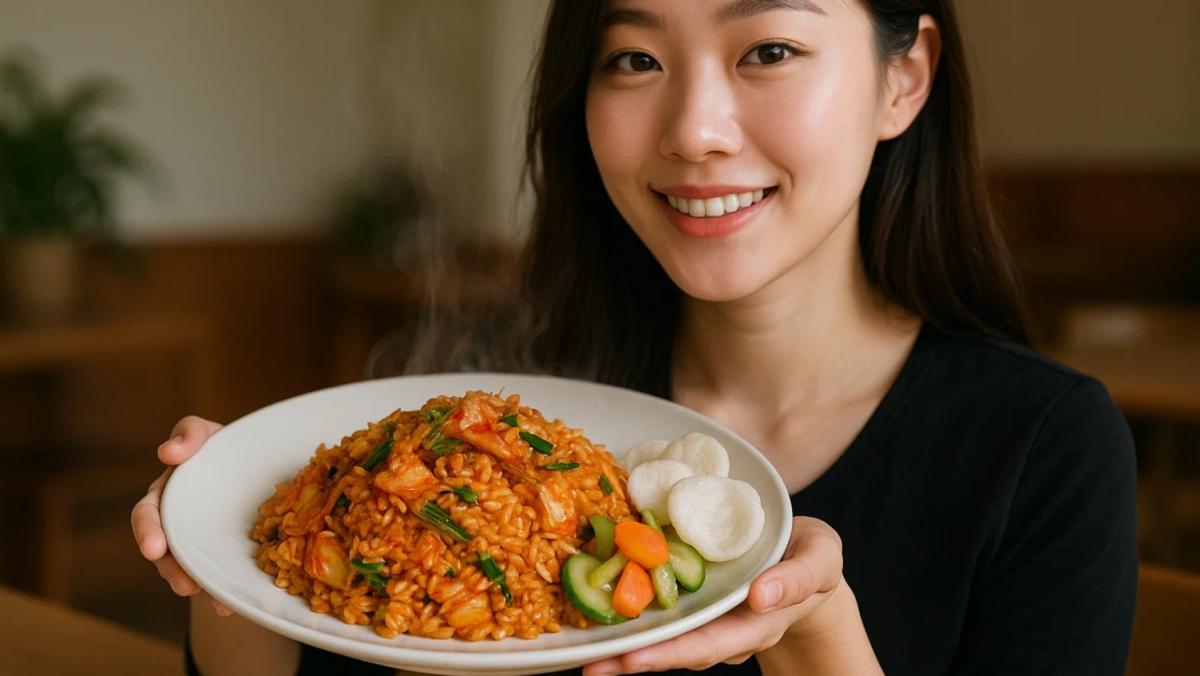 Resep Nasi Goreng Kimchi ala Korea: Pedas, Gurih dan Asam dalam Satu Hidanga