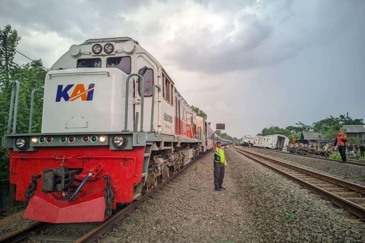 Kereta Purwojaya Anjlok di Kedunggedeh Bekasi, KAI Lakukan Pola Operasi Sementara 
