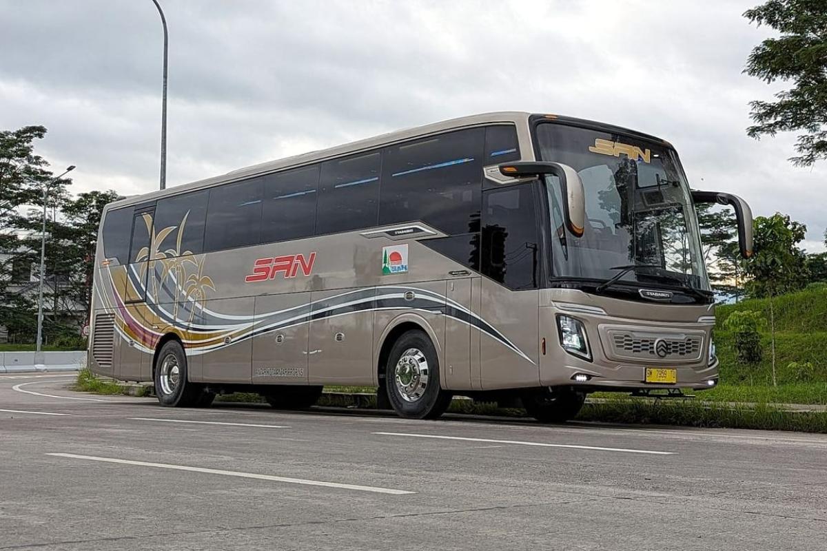 Banjir dan Longsor di Lintas Sumatera, Bus PO SAN Tetap Beroperasi