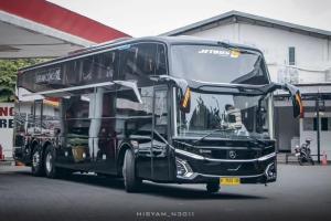 PO New Surabaya Indah Rilis JetBus 5 DCXL Mercedes Benz (Dokumen Instagram @Hisyam_N3011)