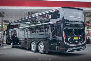 PO New Surabaya Indah Rilis JetBus 5 DCXL Mercedes Benz (Dokumen Instagram @Hisyam_N3011)
