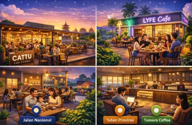Cafe Baru di Singkawang Hits Banget! Tempat Nongkrong Estetik Akhir Tahun yang Wajib Kamu Coba