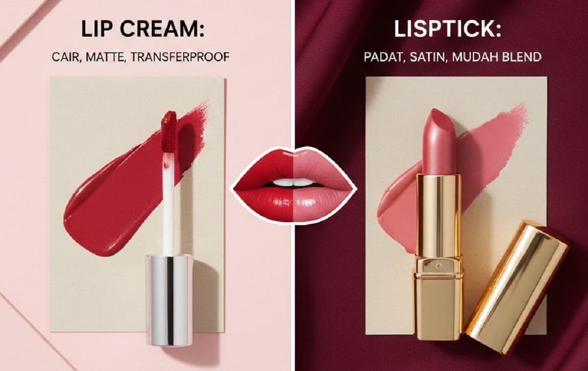 Lip Cream vs Lipstik: Mana yang Paling Pas untuk Riasan Anda?