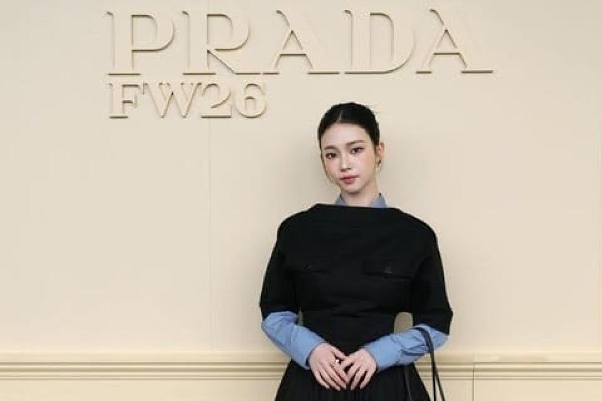 Intip Gaya Karina aespa saat Hadiri Prada Fashion Show, Tampil Simpel Tapi Mahal