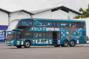 Rute Jakarta - Malang Semakin Panas, PO Garuda Mas Luncurkan Double Decker Baru