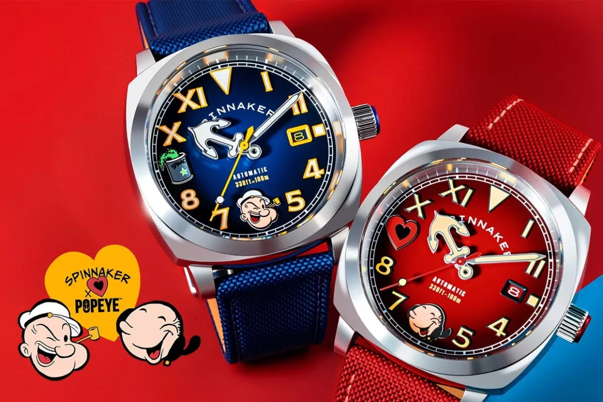 Spinnaker Rilis Jam Tangan Limited Edition Bertema Popeye dan Olive Jelang Valentine