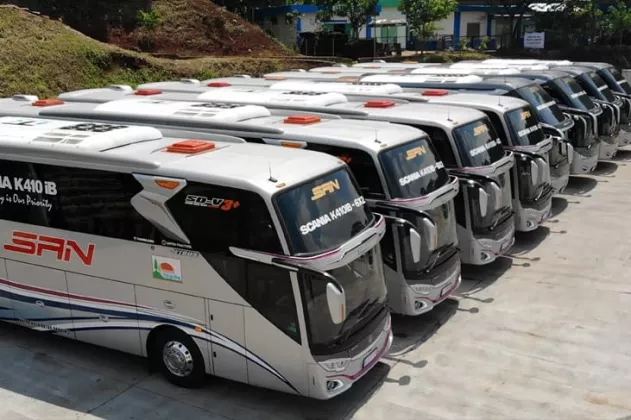 PO SAN Persiapkan Armada Mudik Lebaran, Unit JetBus 5 Terbaru Turut Beroperasi 