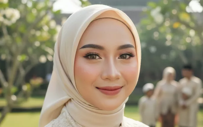 Tutorial Makeup Lebaran Fresh & Natural: Tetap Flawless Meski Seharian Makan Opor