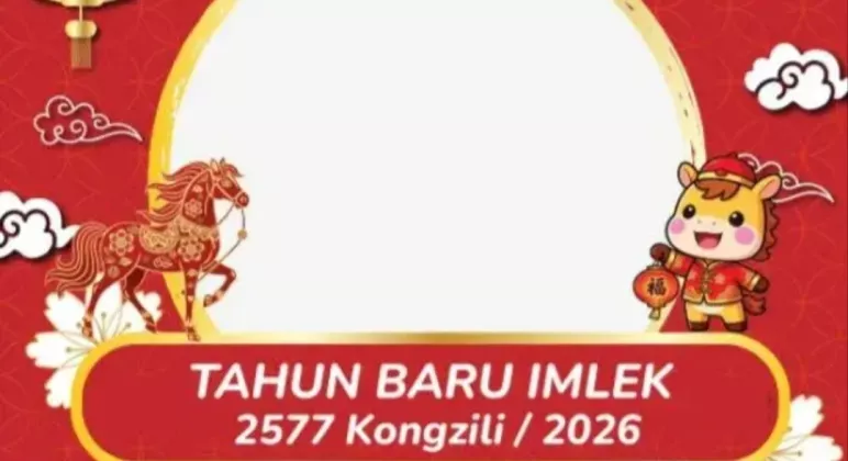 Berikut 20 Link Download Twibbon Imlek 2026, Cocok untuk Status Media Sosial