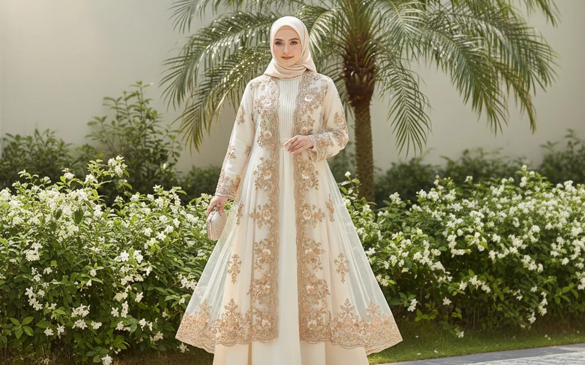 Cara Styling Outer untuk Baju Lebaran Agar Tidak Polos, Tampil Mewah di Hari Raya!