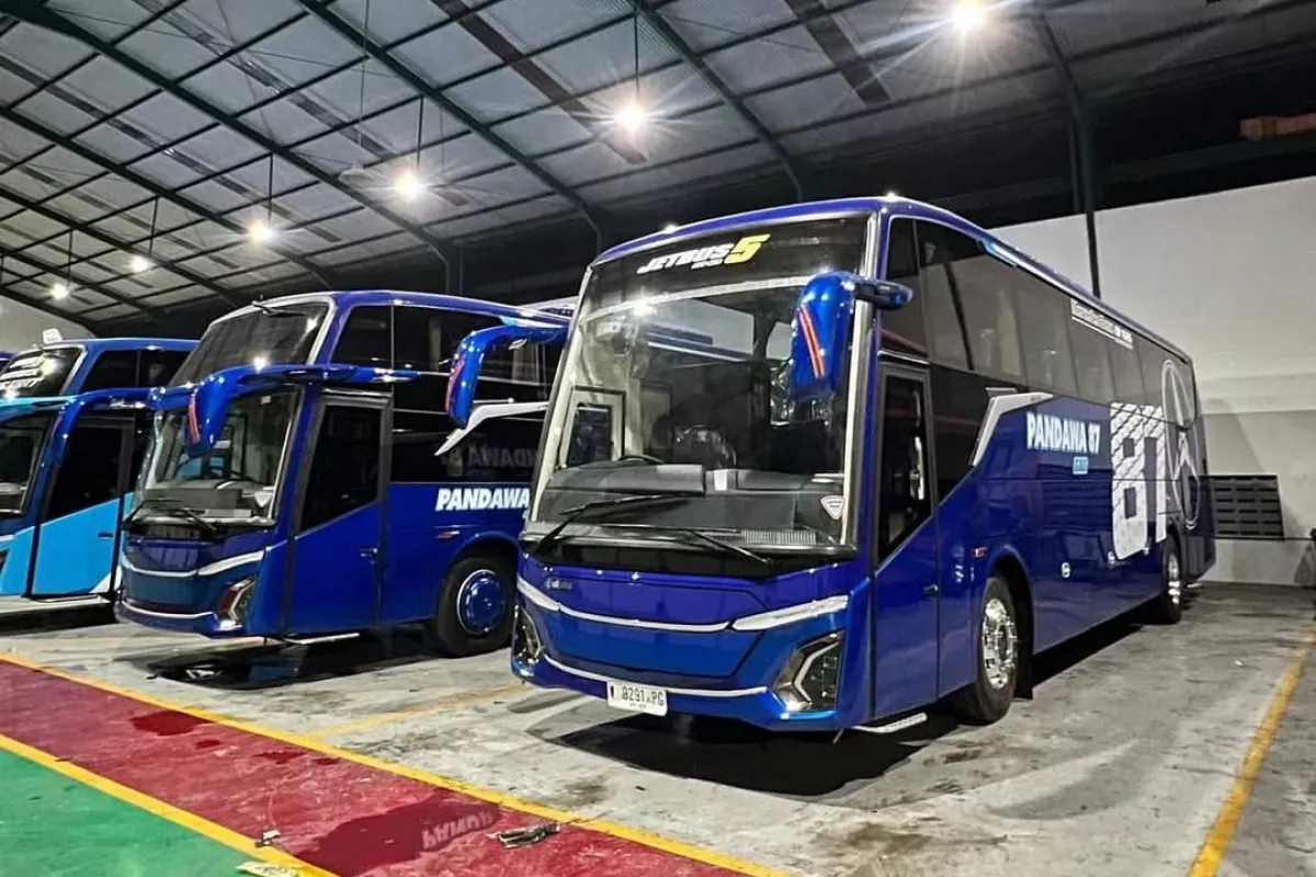 Bus PO Pandawa 87 Jalani Ramp Check, Sopir Jalani Tes Urine untuk Keselamatan