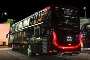 PO SPS Hadirkan JetBus 5 DCXL Bermesin Mercedes Benz (Dokumen Instagram @Kulorafli)