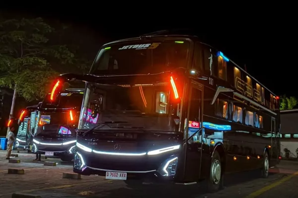 PO SPS Hadirkan JetBus 5 DCXL Bermesin Mercedes Benz (Dokumen Instagram @Kulorafli)