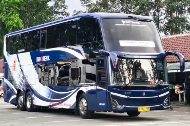 PO Unicorn Indorent Double Decker, Rekomendasi Bus Premium Untuk Mudik
