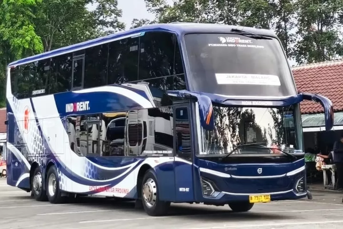 PO Unicorn Indorent Double Decker, Rekomendasi Bus Premium Untuk Mudik