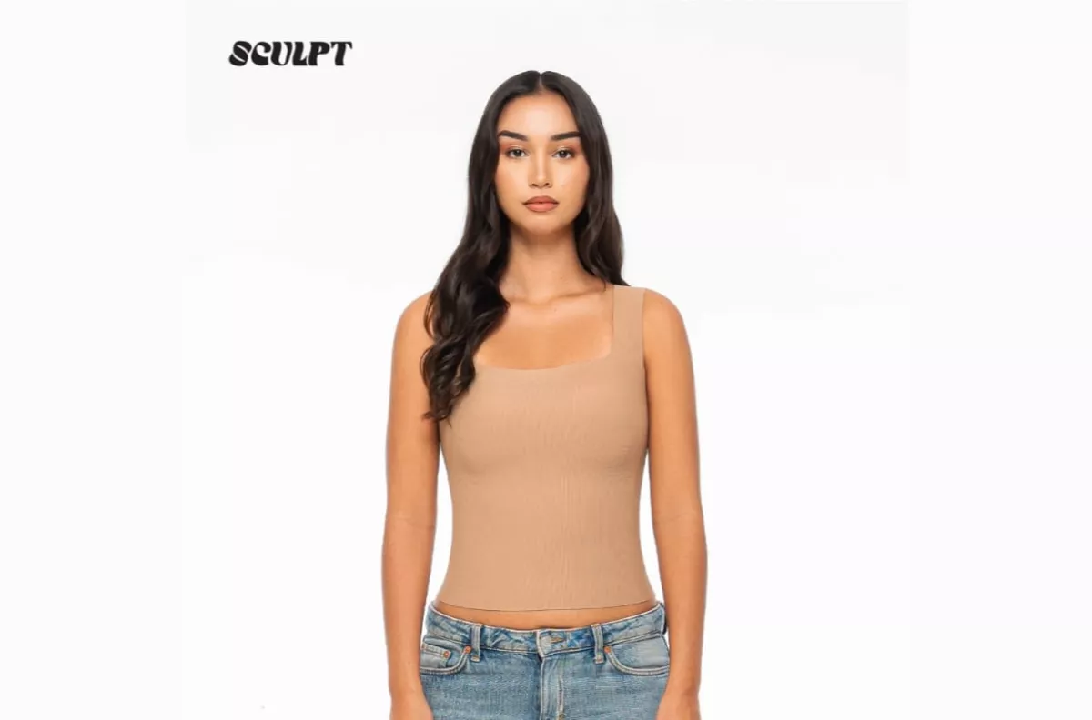 Tank Top Seamless dengan Cuttingan Fit dan Support Pad, Nyaman Aktivitas Harian