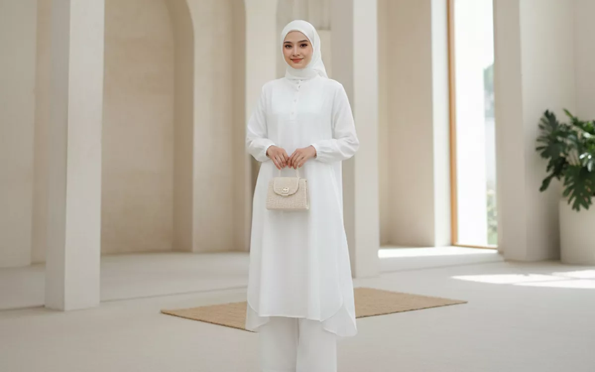 Tips Padu Padan Baju Muslim Tubuh Mungil untuk Hari Raya yang Modis