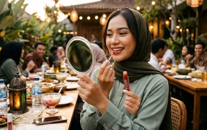 Anti-Luntur Usai Makan Besar: 7 Rekomendasi Lip Tint Lokal Terbaik untuk Bukber Ramadan 2026