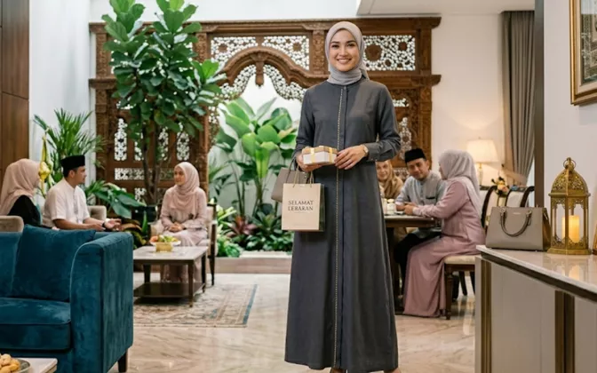 Menangkan Hati Mertua dengan 3 Inspirasi Outfit Lebaran yang Santun & Mewah
