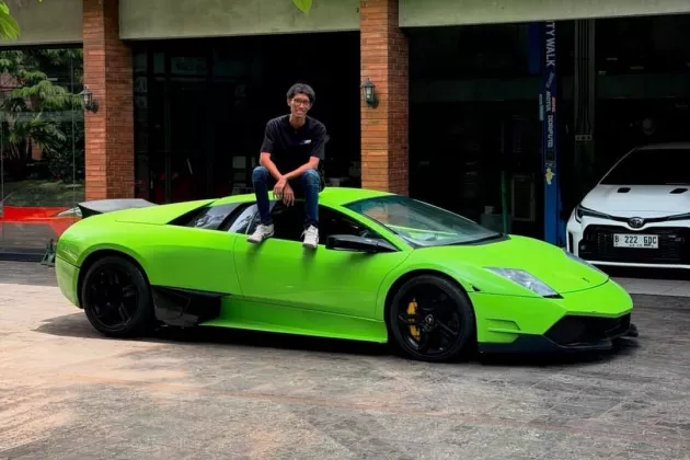 Garasi Drift Bikin Kejutan !! Lamborghini Murcielago Disulap Jadi Mobil Drift