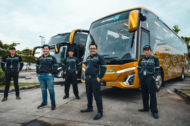 PO Makara Rilis Jetbus 5 Terbaru, Bus Pariwisata dengan Fasilitas Mewah 