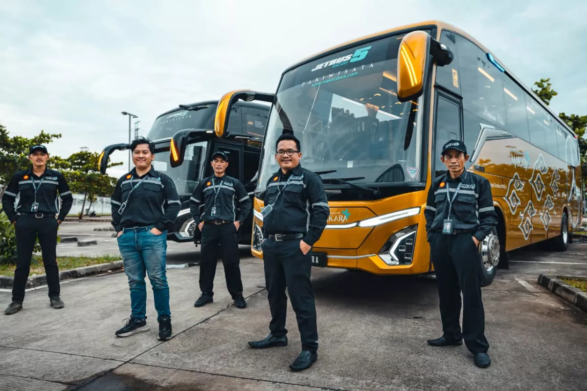 PO Makara Rilis Jetbus 5 Terbaru, Bus Pariwisata dengan Fasilitas Mewah 