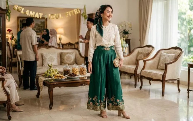 Bukan Lagi Rok, Inilah 3 Model Kulot yang Bakal Meledak di Hari Raya