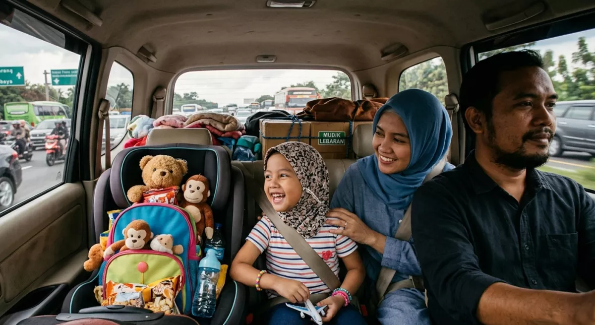Jangan Biarkan Anak Rewel Merusak Momen Lebaran, Simak Tips Mudik Ini!