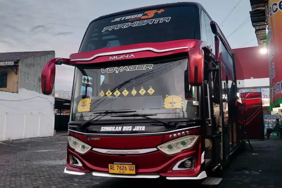 Gunakan Bodi JetBus 3 Mesin Hino, Ini Bus yang Digunakan Tim Saint Kitts and Nevis
