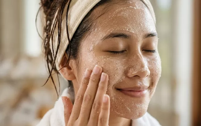 Cuma Pakai Ini! 5 Rekomendasi Scrub Wajah yang Bikin Kulit Halus Sekali Bilas