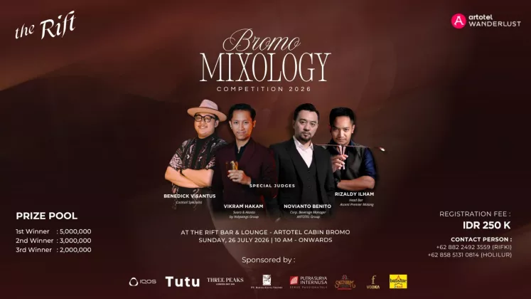 Bromo Mixology Competition 2026 Resmi Digelar, Ajang Bergengsi bagi Talenta Mixology Indonesia