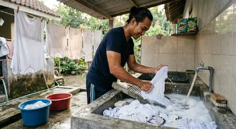 Cara Efektif Memutihkan Baju Putih yang Kusam agar Kembali Seperti Baru