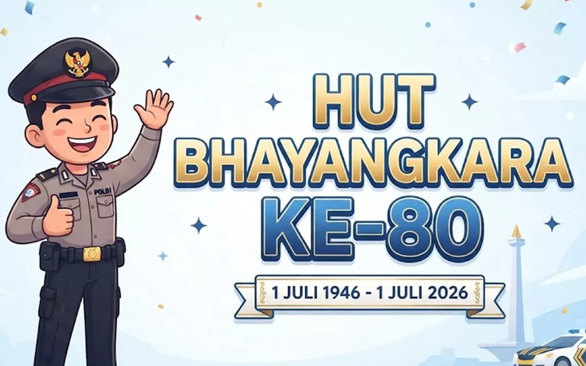 Kumpulan Link Twibbon HUT Bhayangkara ke-80, Desain Keren & Gratis!