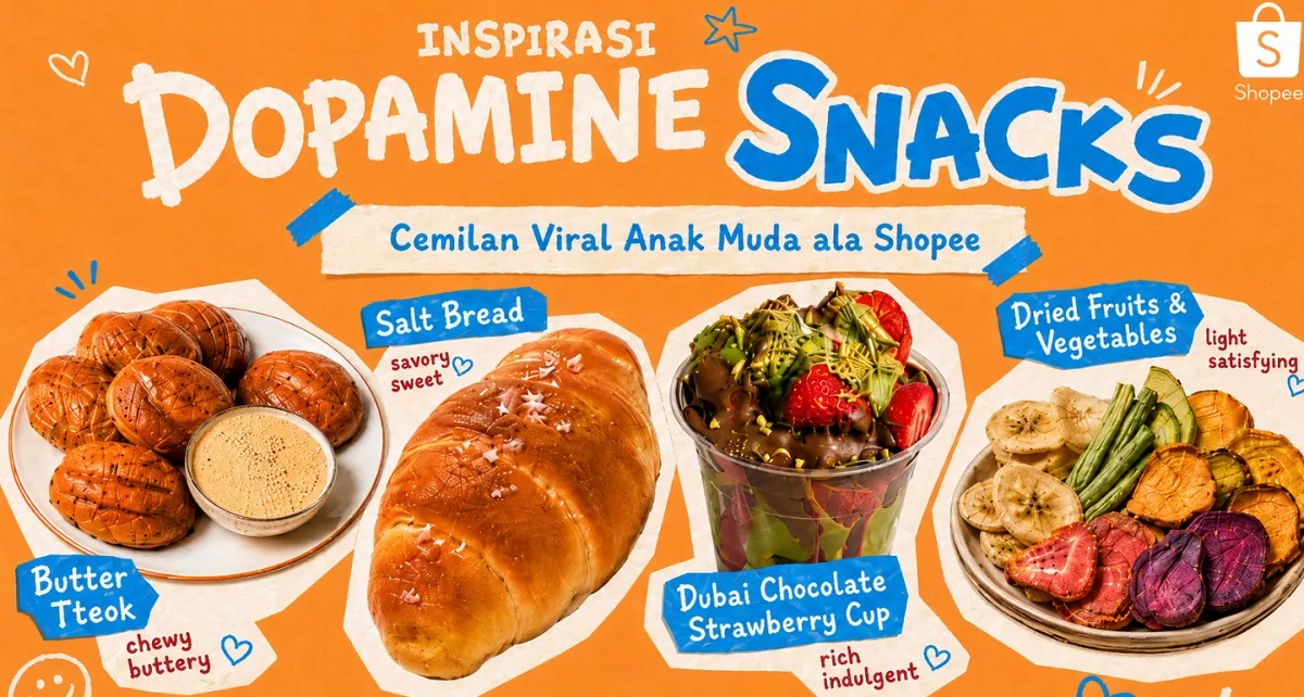 Dopamine Snacks: Tren Cemilan Viral yang Siap Bangkitkan Mood Anda
