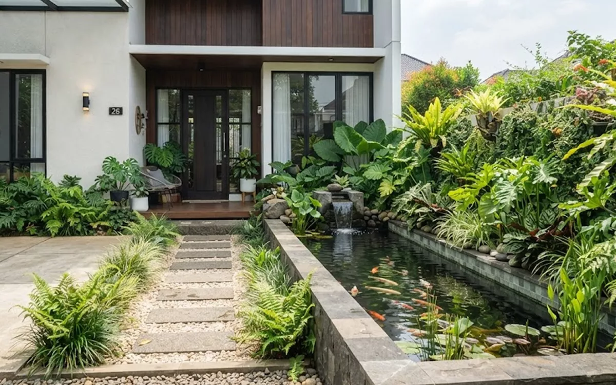 5 Desain Taman Depan Rumah Minimalis yang Asri dan Minim Perawatan