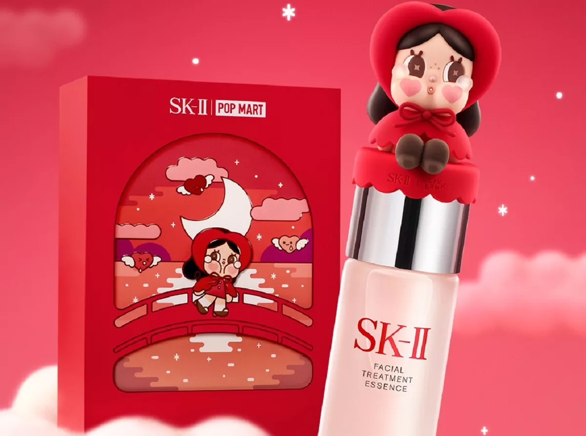 SK-II Gandeng POP MART Rilis PITERA™ Facial Treatment Essence Edisi Khusus CRYBABY
