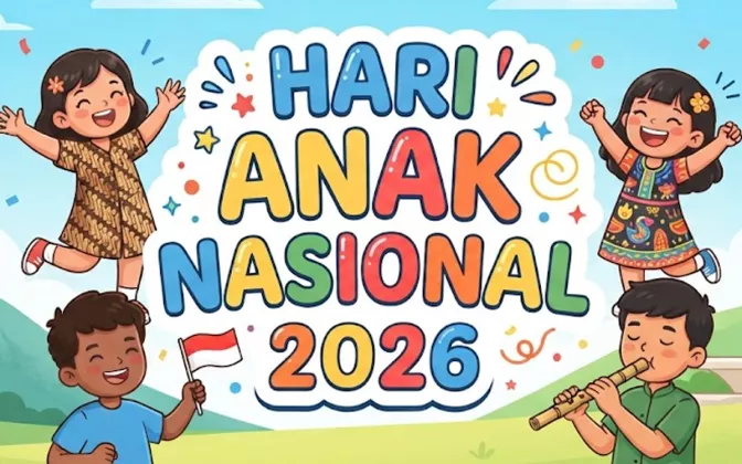 Kumpulan Link Twibbon Hari Anak Nasional 2026 Gratis, Cocok Dibagikan di Media Sosial