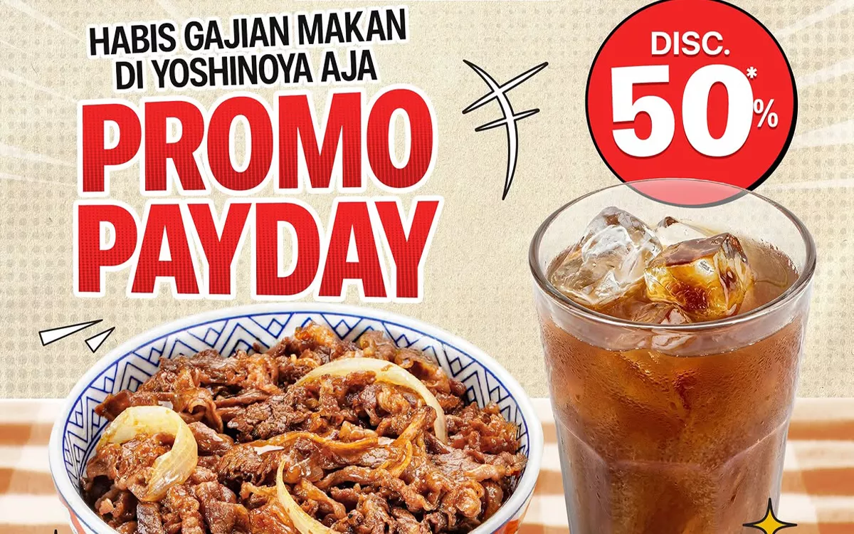 Promo Makanan Payday Juli 2026: Subway 3 Sandwich Rp100 Ribu hingga Diskon Yoshinoya