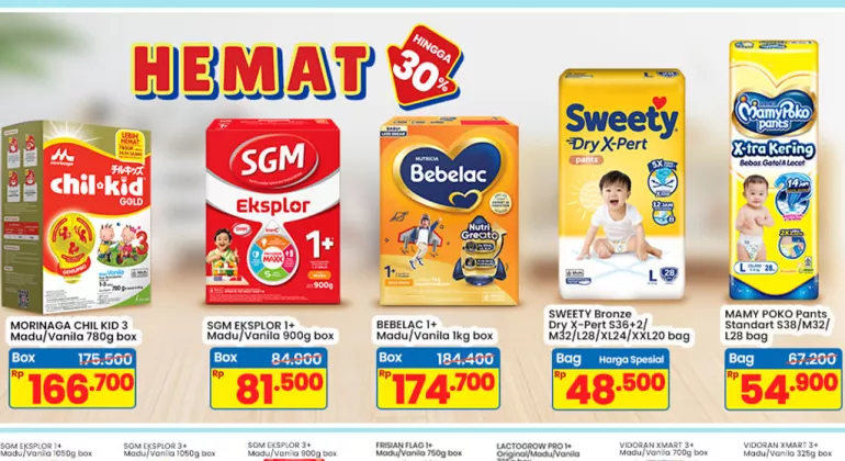 Daftar Promo Indomaret hingga 5 Agustus 2026, Susu dan Popok Lebih Murah