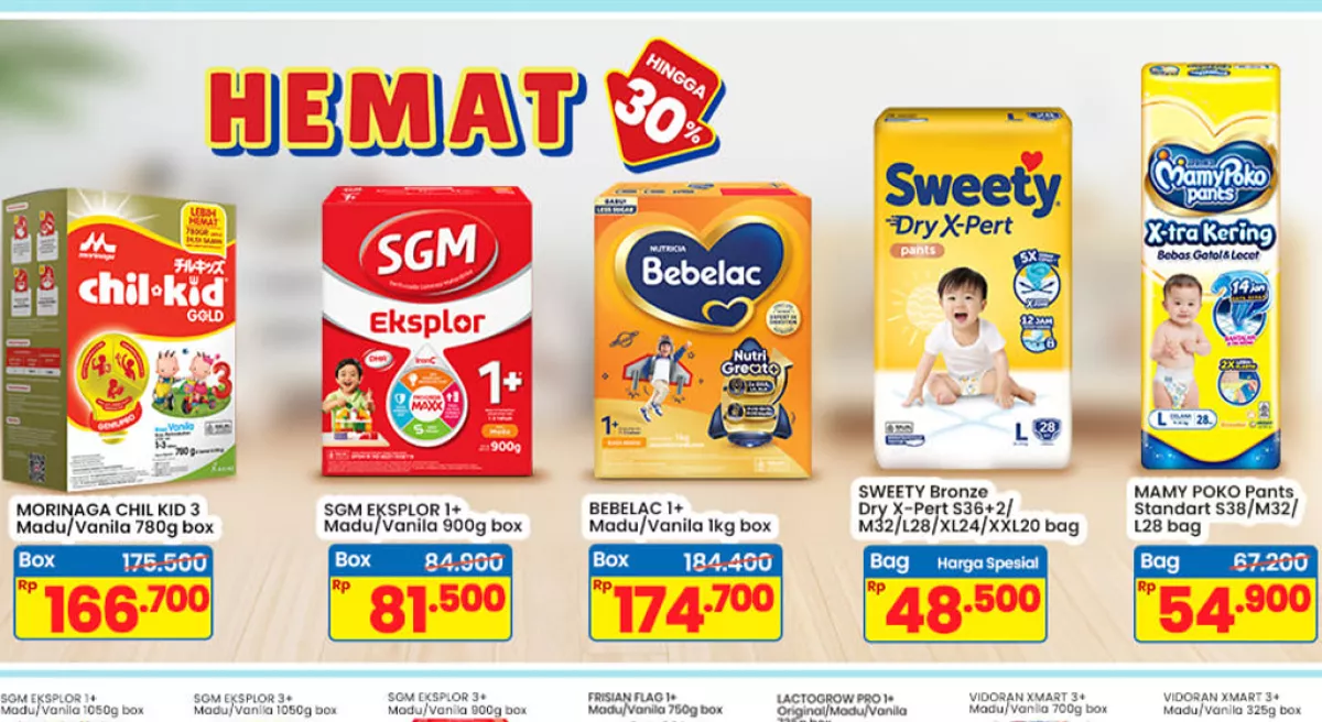 Daftar Promo Indomaret hingga 5 Agustus 2026, Susu dan Popok Lebih Murah