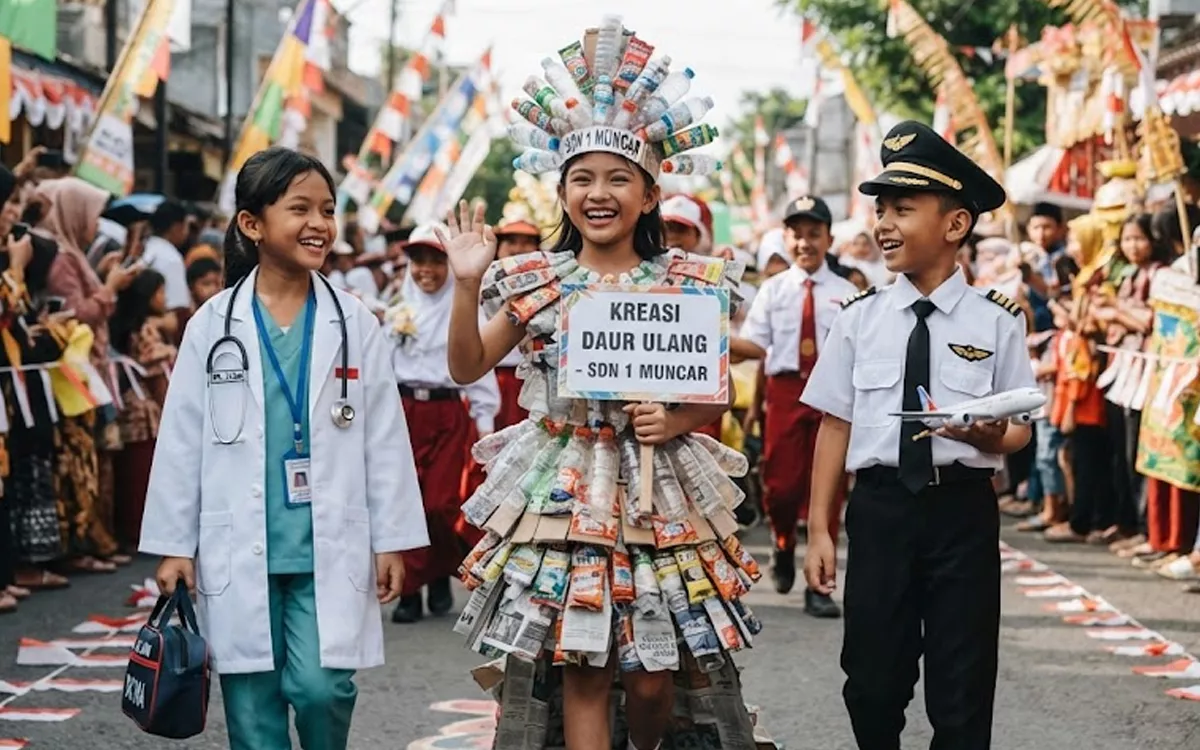 Rekomendasi Kostum Pawai Budaya HUT RI ke-81 yang Murah dan Unik untuk Anak