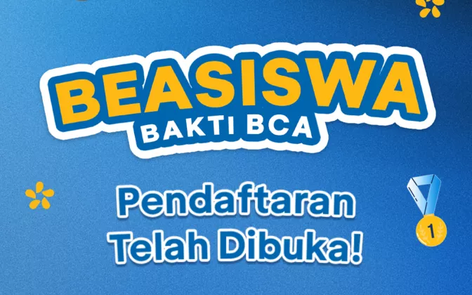 Pendaftaran Beasiswa Bakti BCA 2027 Dibuka untuk Mahasiswa S1, Cek Syaratnya!