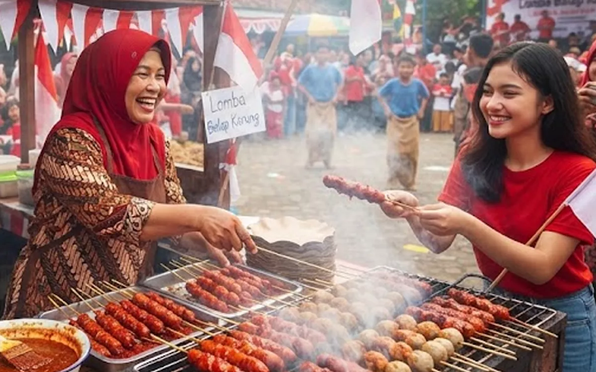 Ide Jualan 17 Agustus Modal 100 Ribu, Untung Lumayan di Tengah Lomba Warga