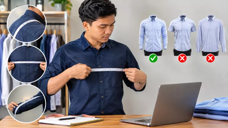  Jangan Asal Pilih, Ini Pentingnya Menentukan Ukuran Kemeja yang Tepat