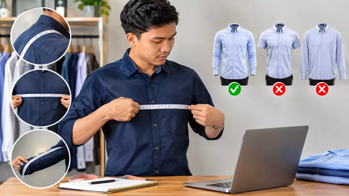  Jangan Asal Pilih, Ini Pentingnya Menentukan Ukuran Kemeja yang Tepat