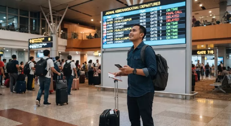 Erupsi Gunung Anak Krakatau Ganggu Penerbangan, Simak Cara Mudah Cek Jadwal Pesawat Secara Real-Time
